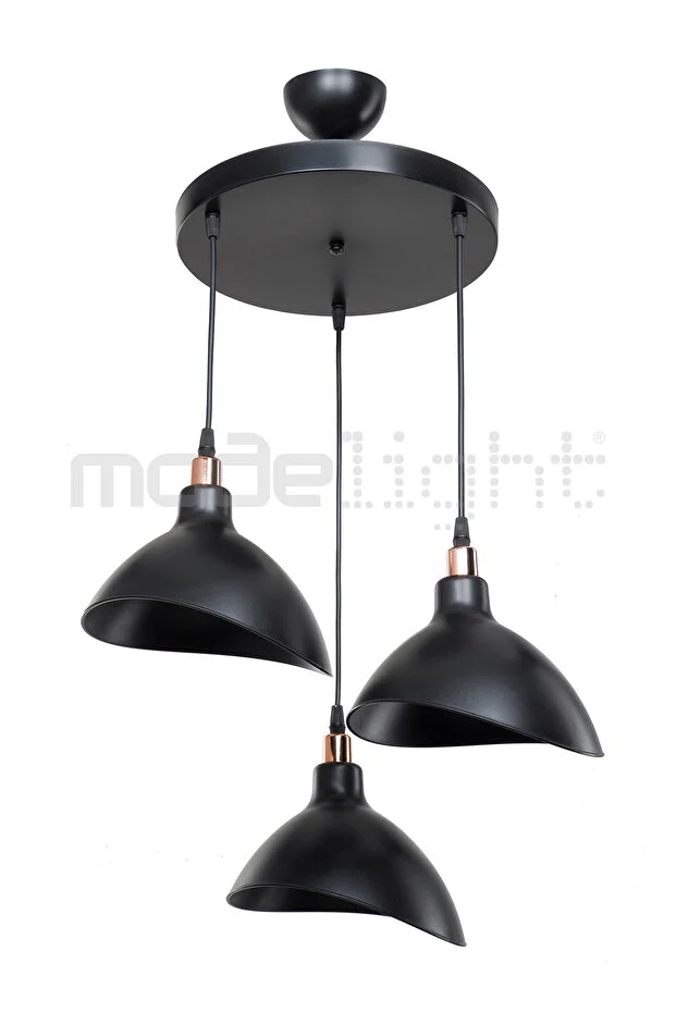 Siyah Sarkıt Avize Yatak Odası Salon Mutfak Koridor Lamba